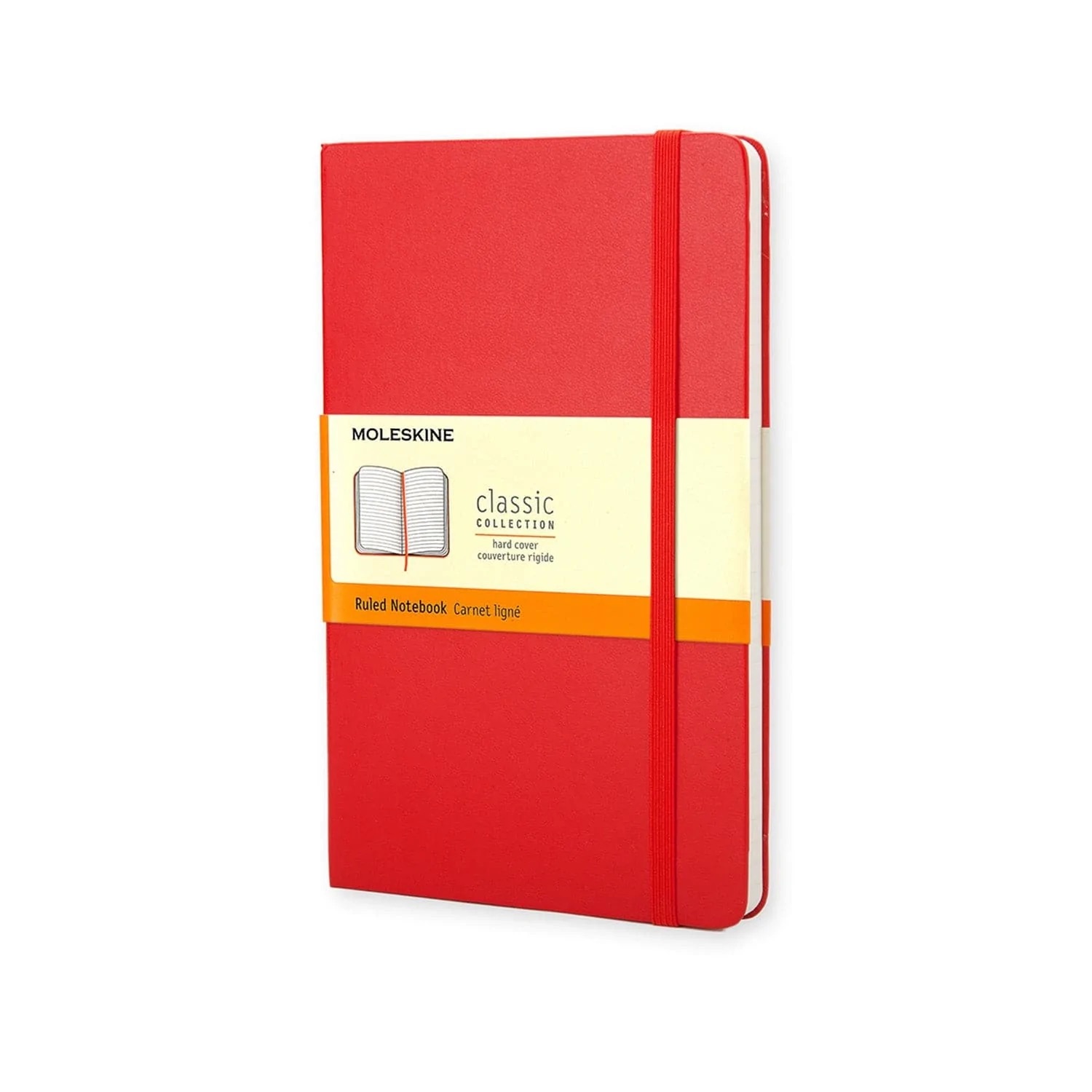 Moleskine Classic Notebook, Scarlett Red, Large